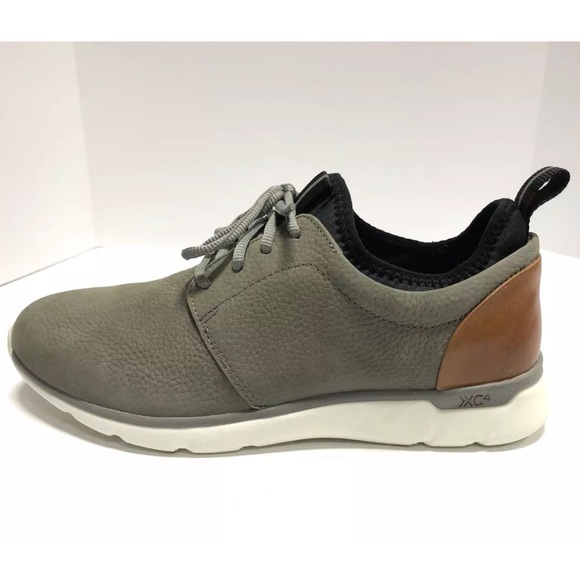 Johnston & Murphy Men’s Prentiss Plain Toe Gray Sneakers Size 8.5 M